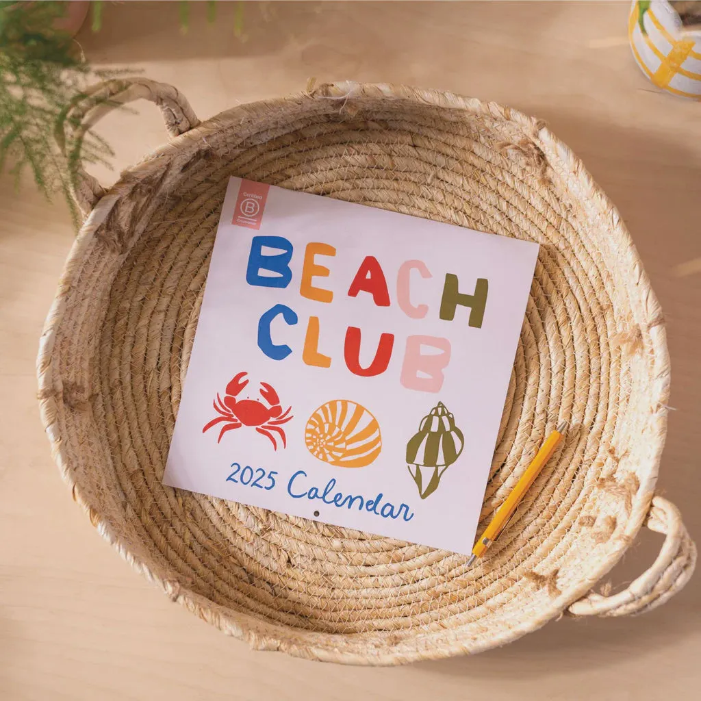 2025 Calendar - Beach Club - Compact