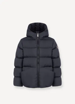 3445-GIRLS DOWN JACKET-Black