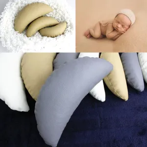 3pcs/set Newborn Posing Baby Photography Props Posing Pillow Infnat Positioner Cushion Crescent Pillow Photo Props Accessories