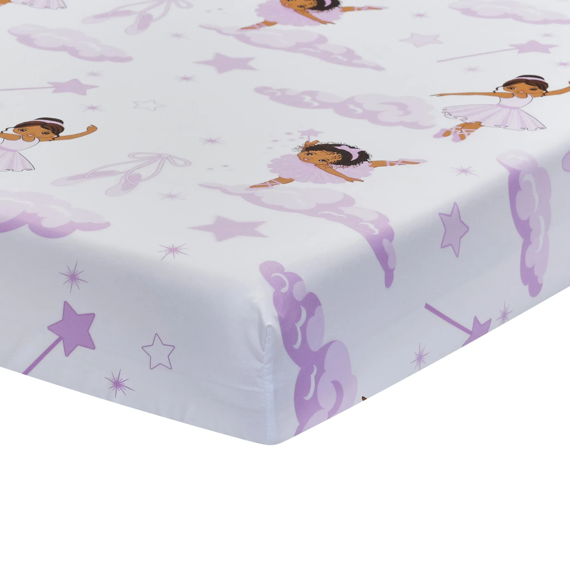 4 Piece Toddler Bedding Set – African American Ballerina