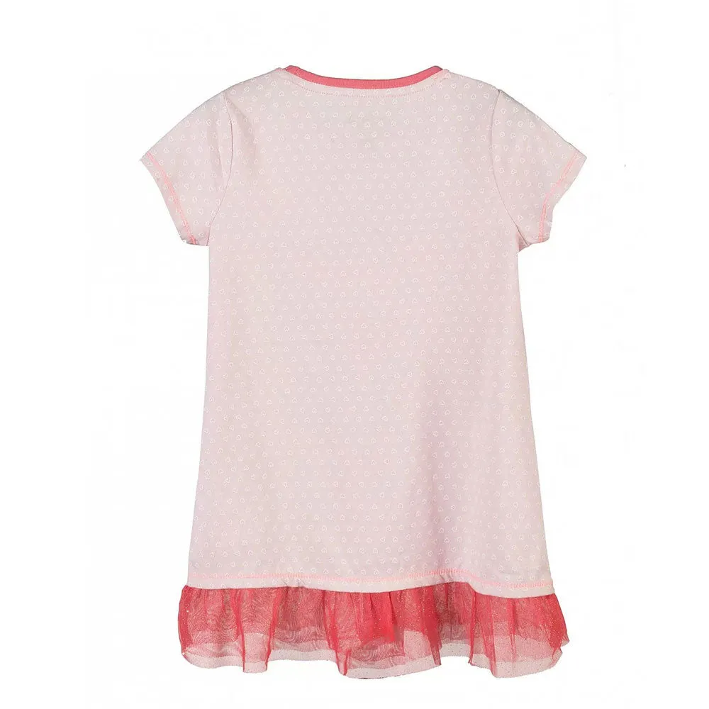 5.10.15 Kitty Net Bottom Pink Frock 1556