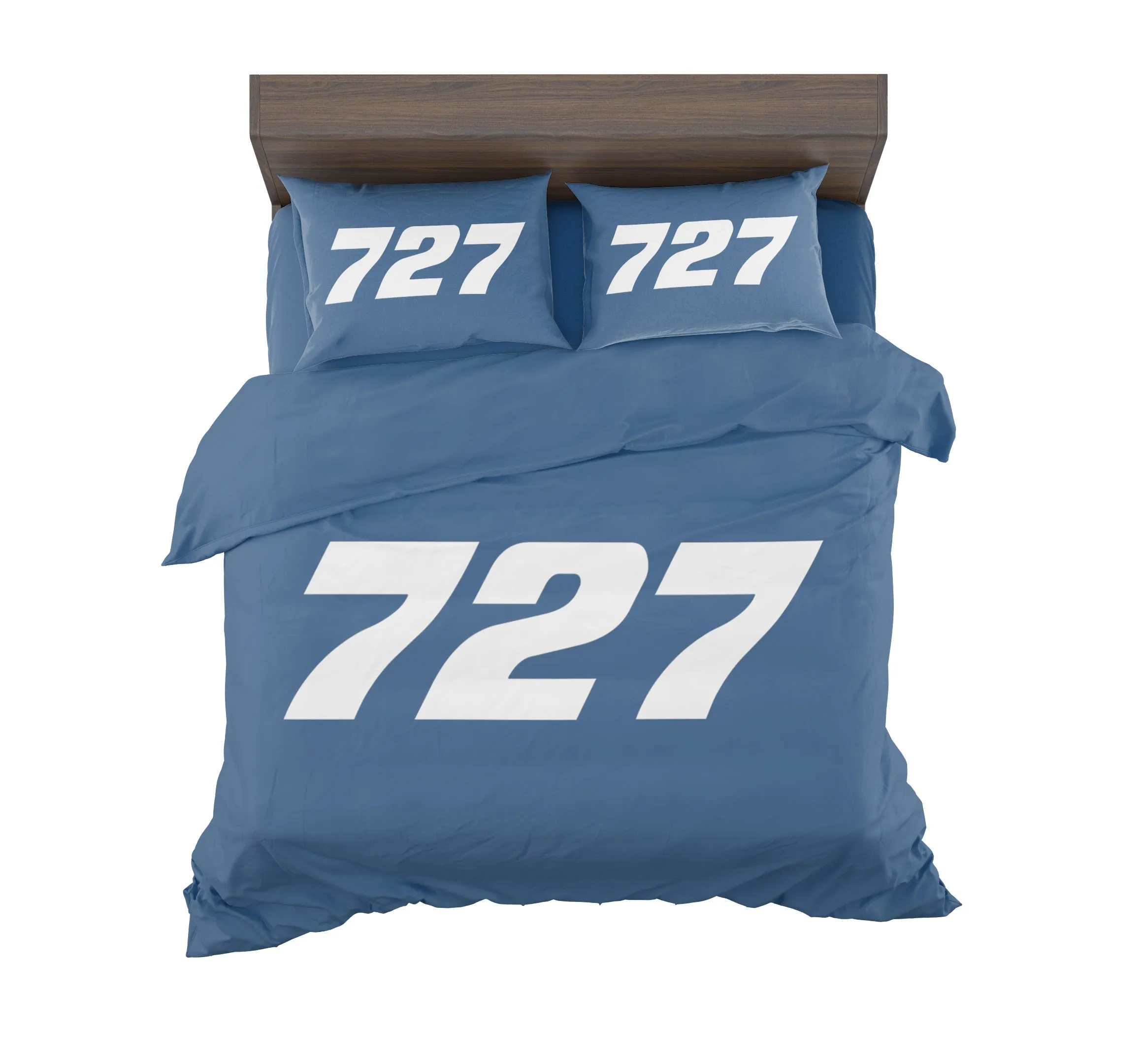 727 Flat Text Designed Bedding Sets