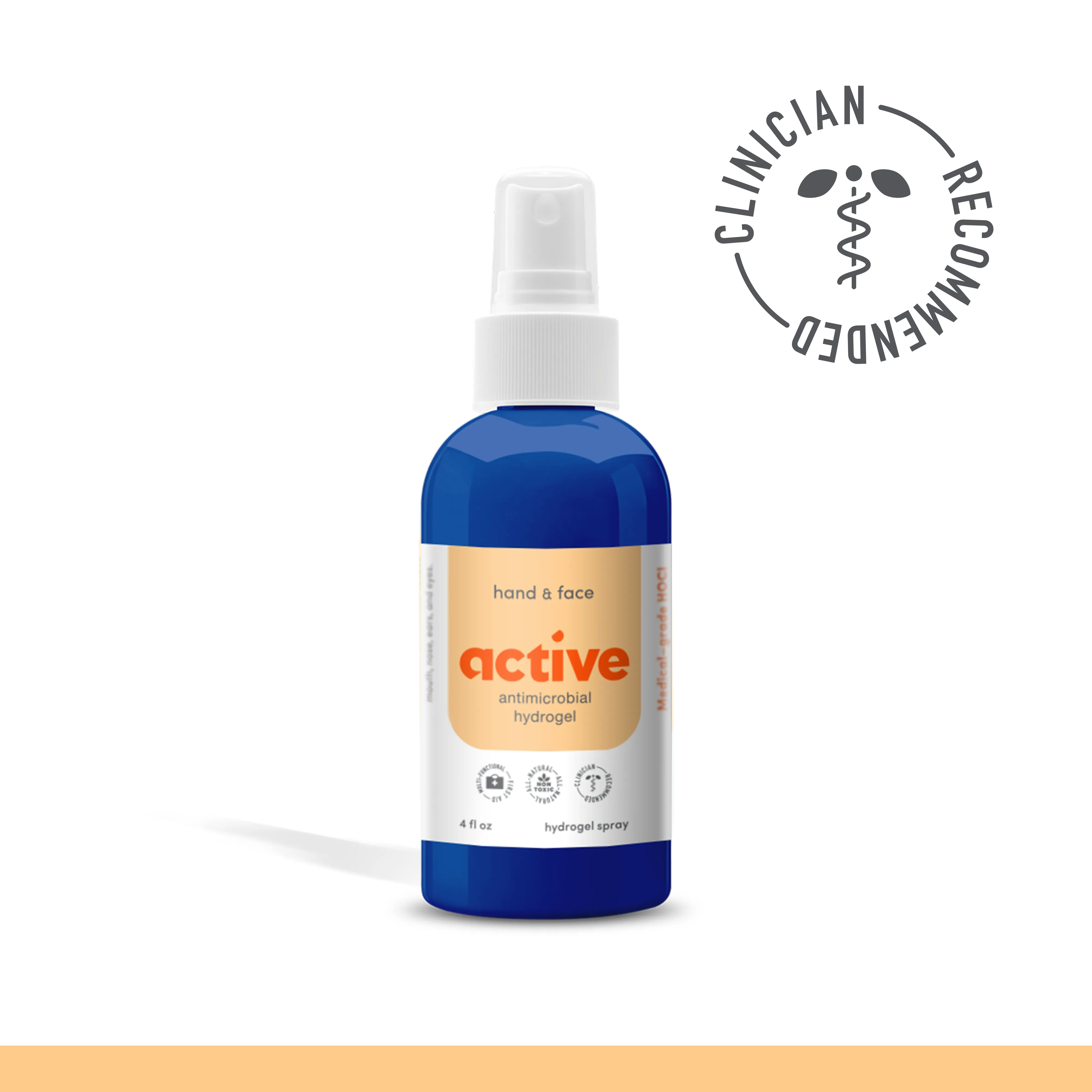 Active Hydrogel Hand and Face Spray