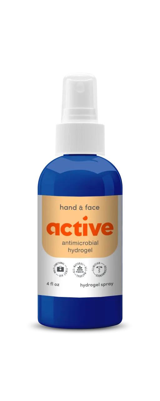 Active Hydrogel Hand and Face Spray