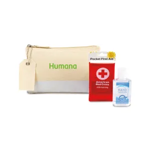 American Red Cross Pocket First Aid and Hand Sanitizer Bundle