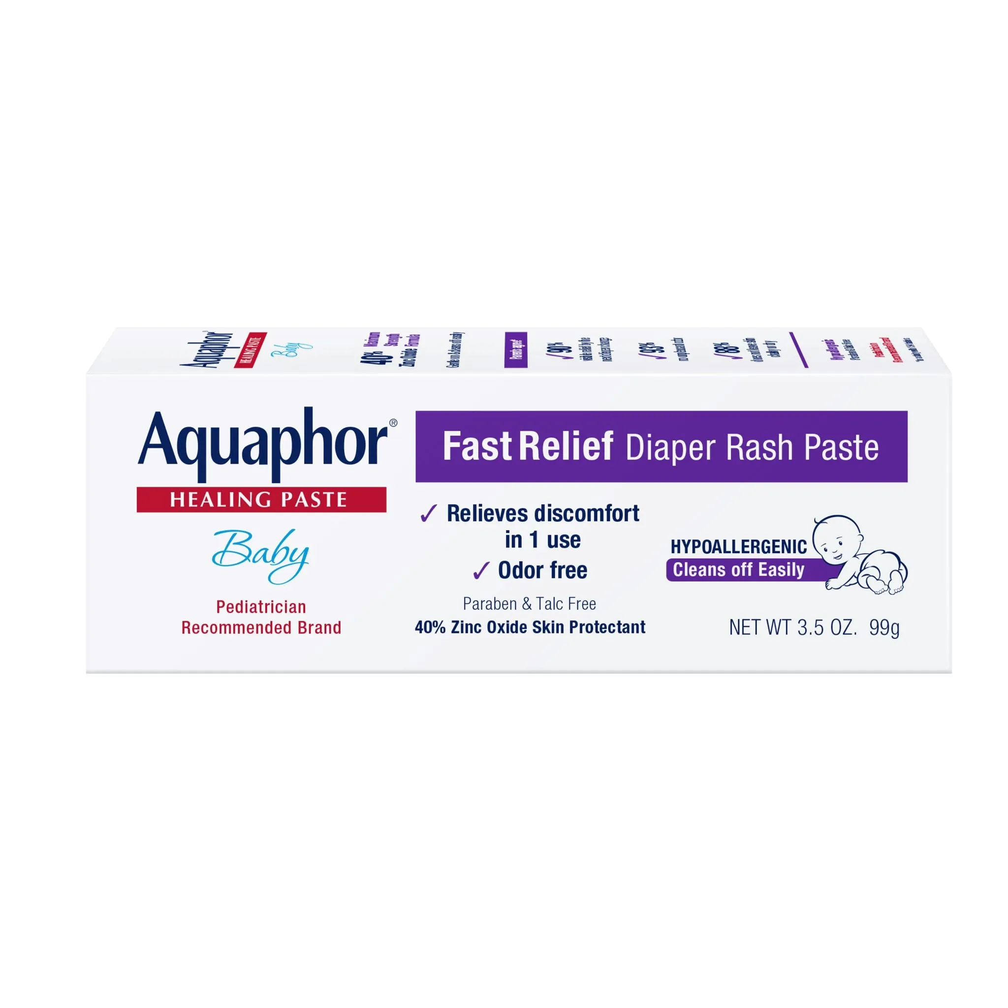 Aquaphor Baby Diaper Rash Paste 3.5 oz.