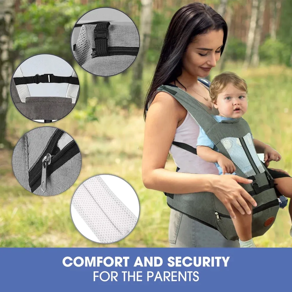 Baby Carrier,  6-In-1 Ergonomic Baby Carrier