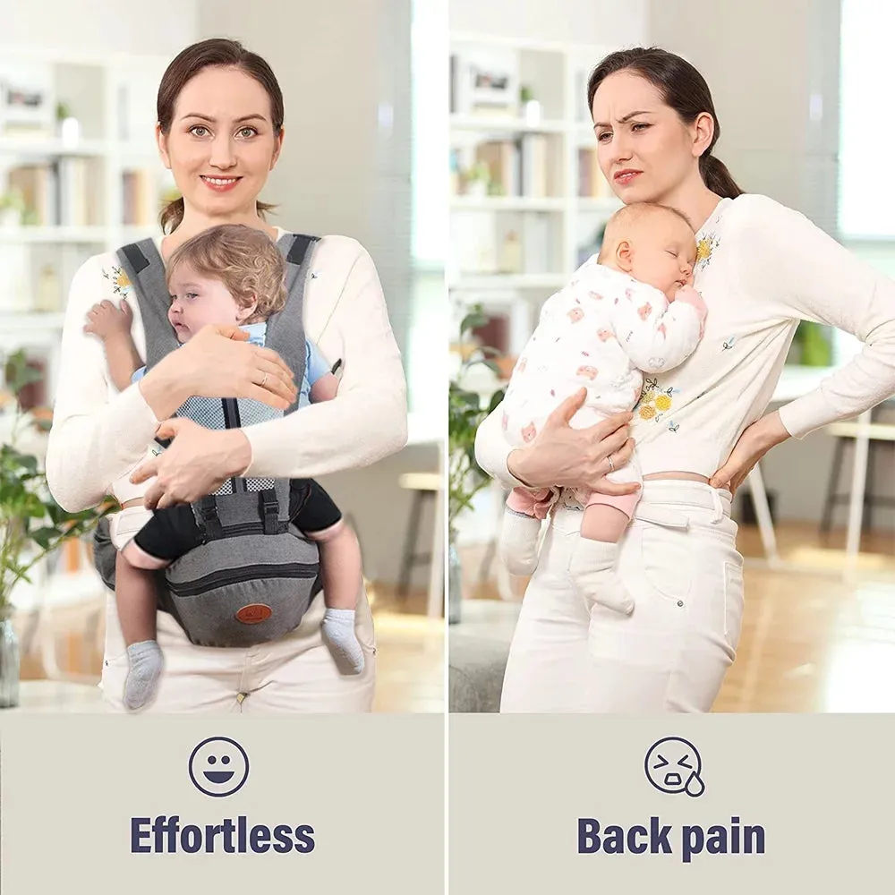 Baby Carrier,  6-In-1 Ergonomic Baby Carrier