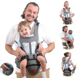 Baby Carrier,  6-In-1 Ergonomic Baby Carrier