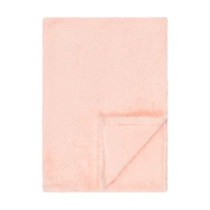 Baby Fleece Blanket - 30" by 40" - Light Pink