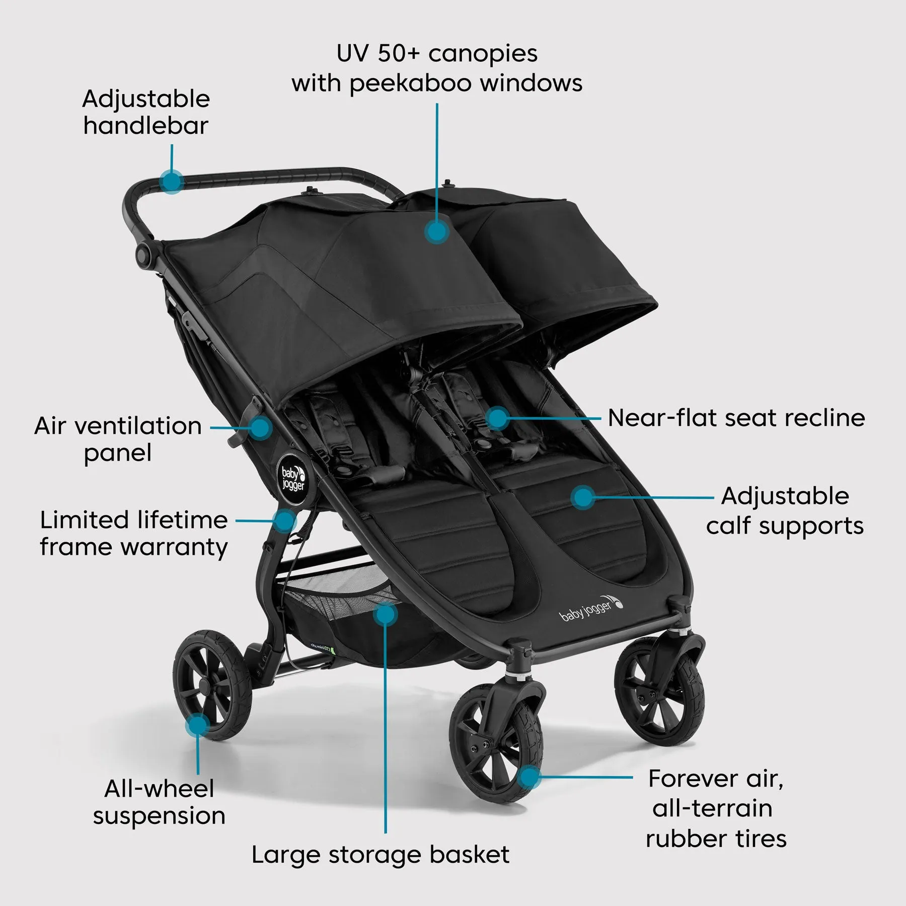 Baby Jogger City Mini GT2 Double Stroller