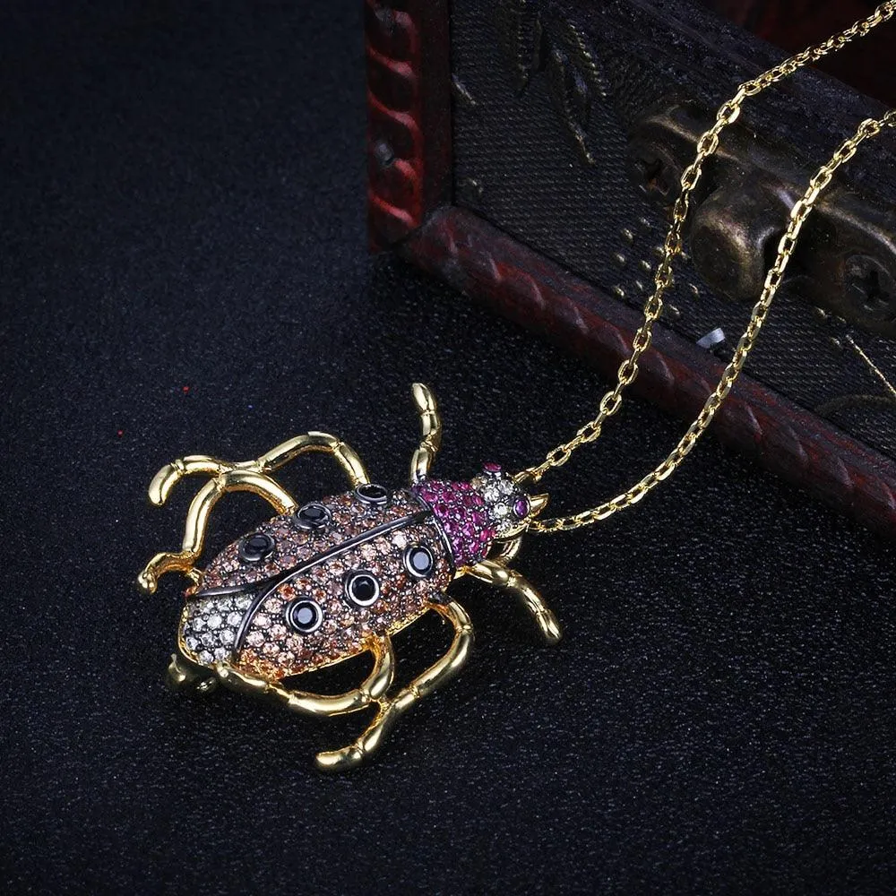 Beetle Cockroach Insect Pendant