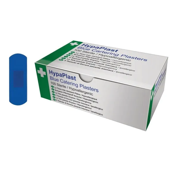 Blue Detectable Plasters 2.5 x 7cm Box 100