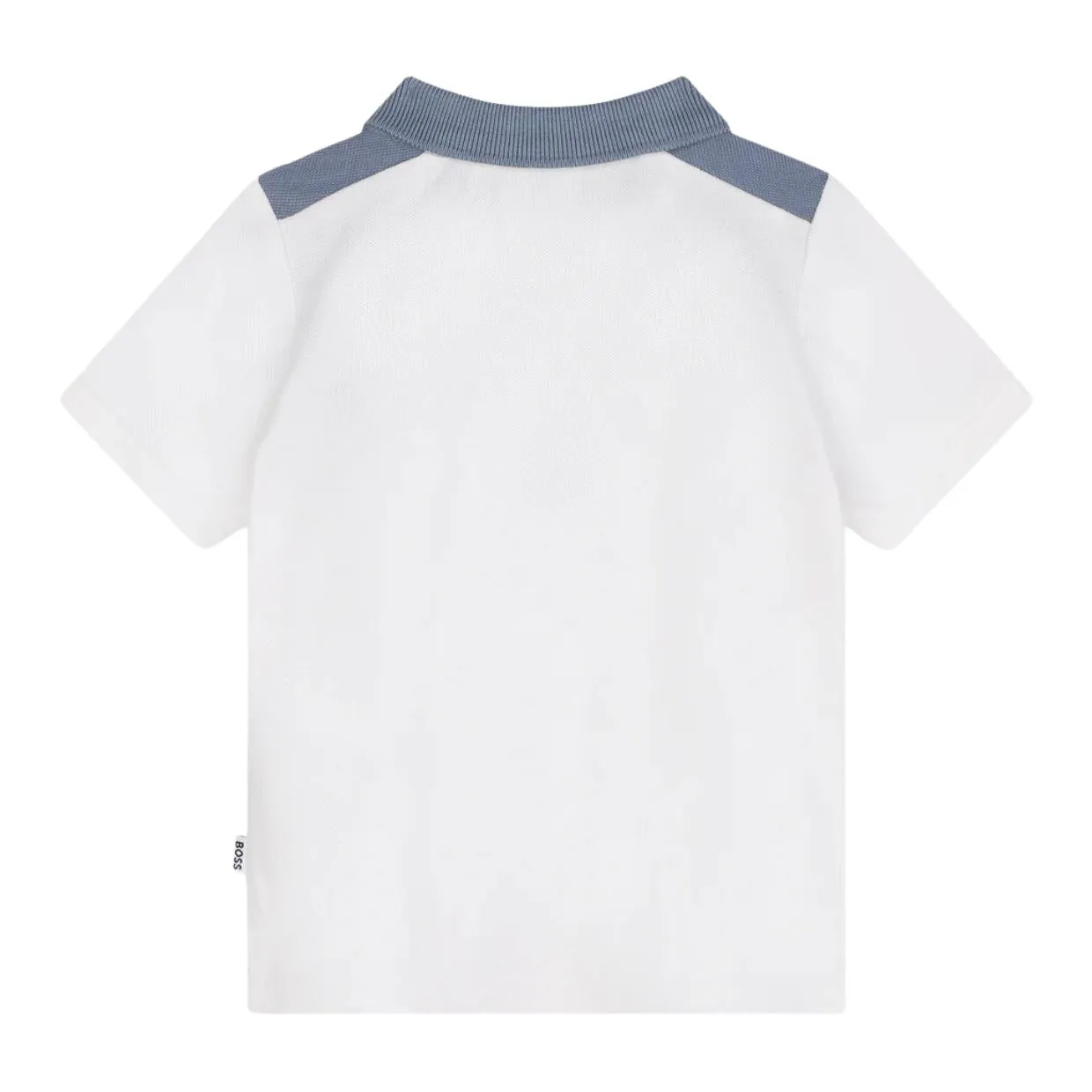 BOSS Baby Colour Block White Polo Shirt