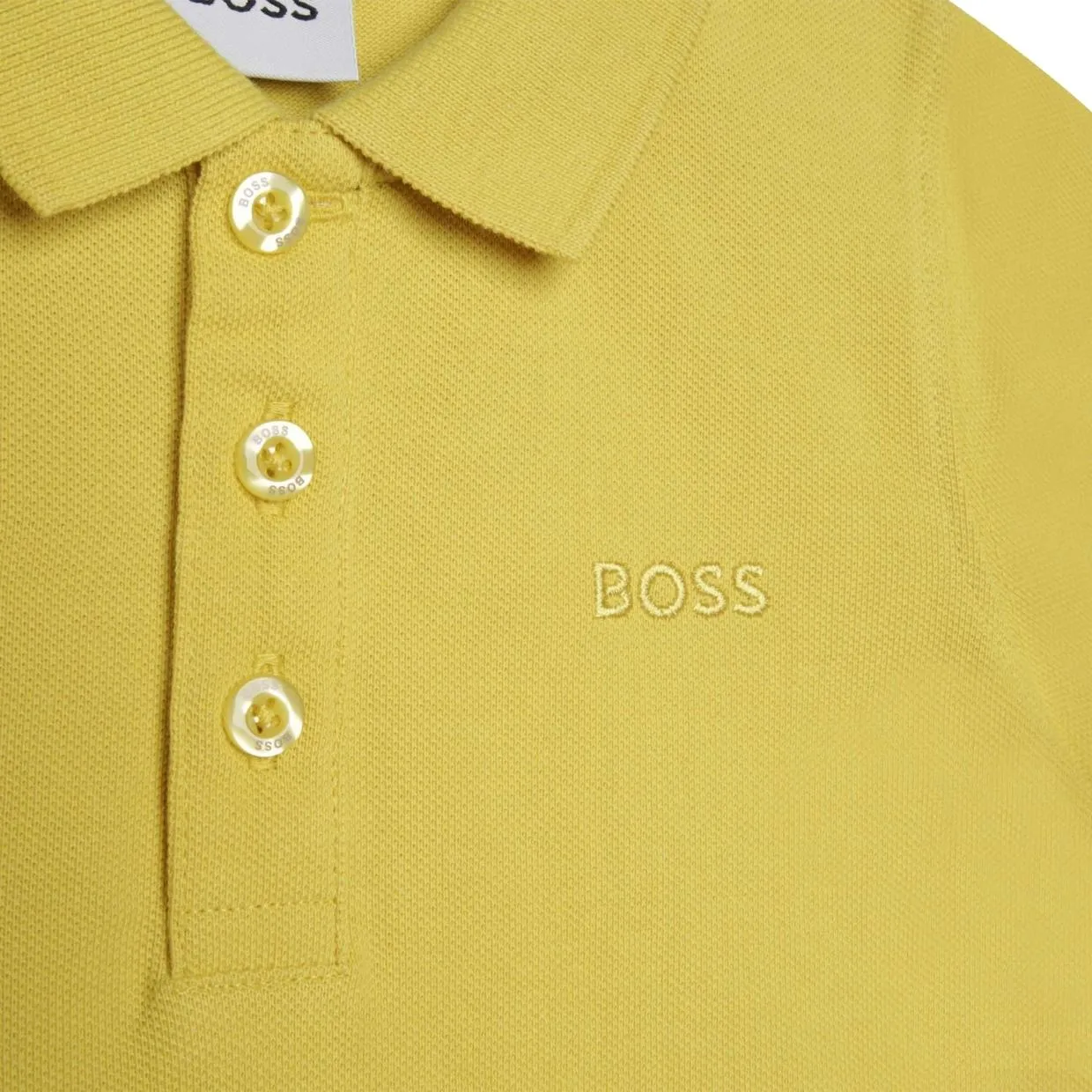 BOSS Baby Logo Lime Polo Shirt