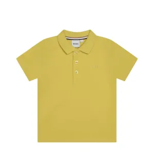 BOSS Baby Logo Lime Polo Shirt