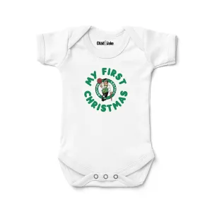 Boston Celtics "My First Christmas" Bodysuit