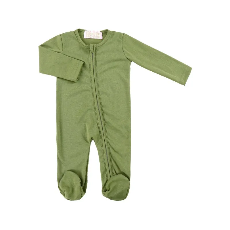 Boys Zippies & Rompers - Green