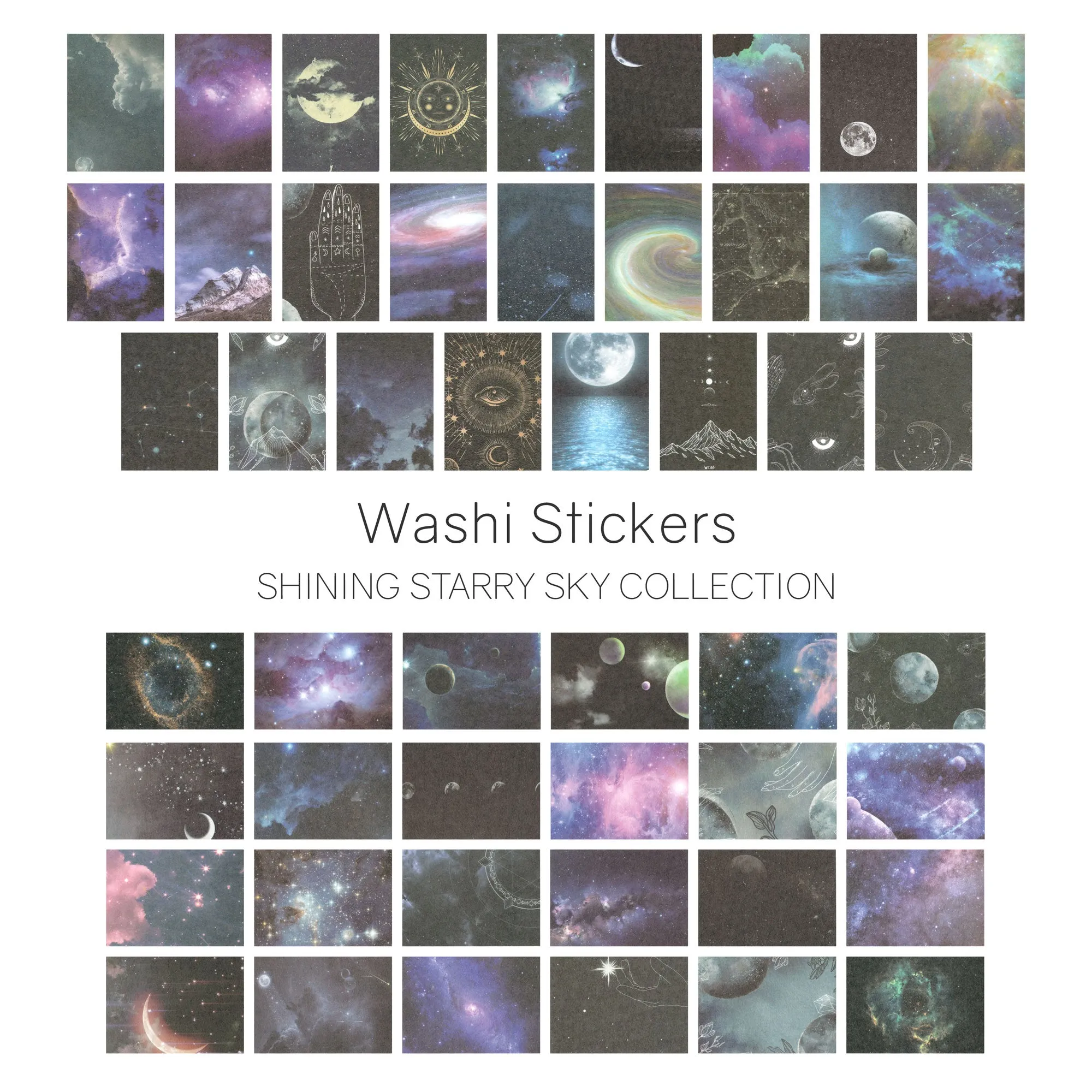 Celestial Mini Washi Sticker Books