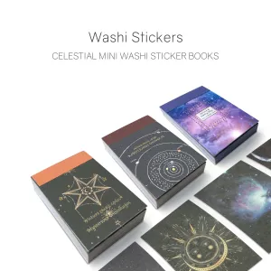 Celestial Mini Washi Sticker Books