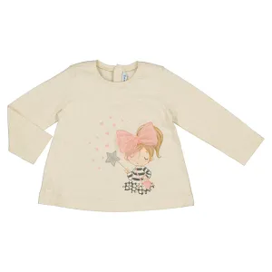 Cream Fairy Girl Tee