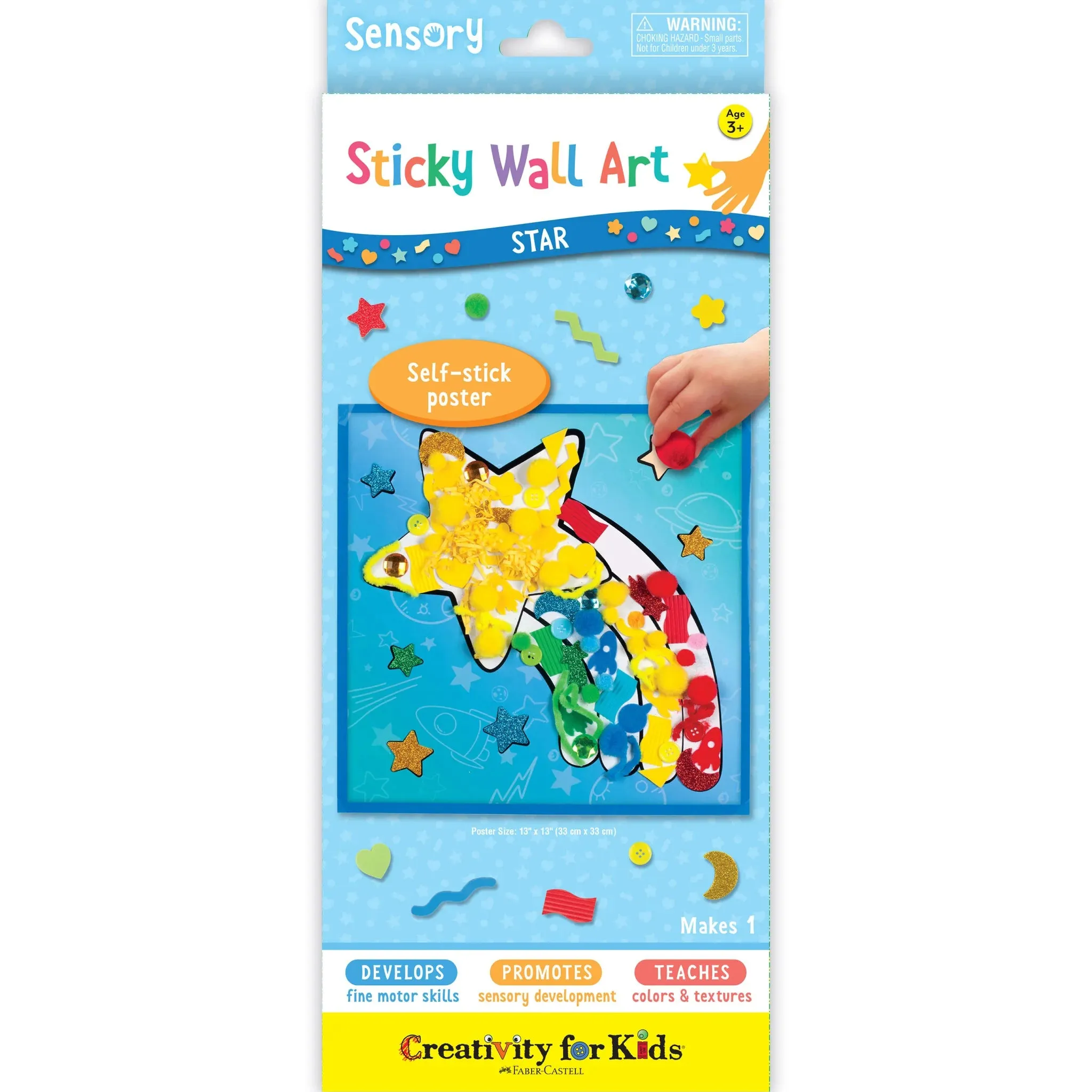 Creativity for Kids CK6355 Sensory Sticky Wall Art - Star