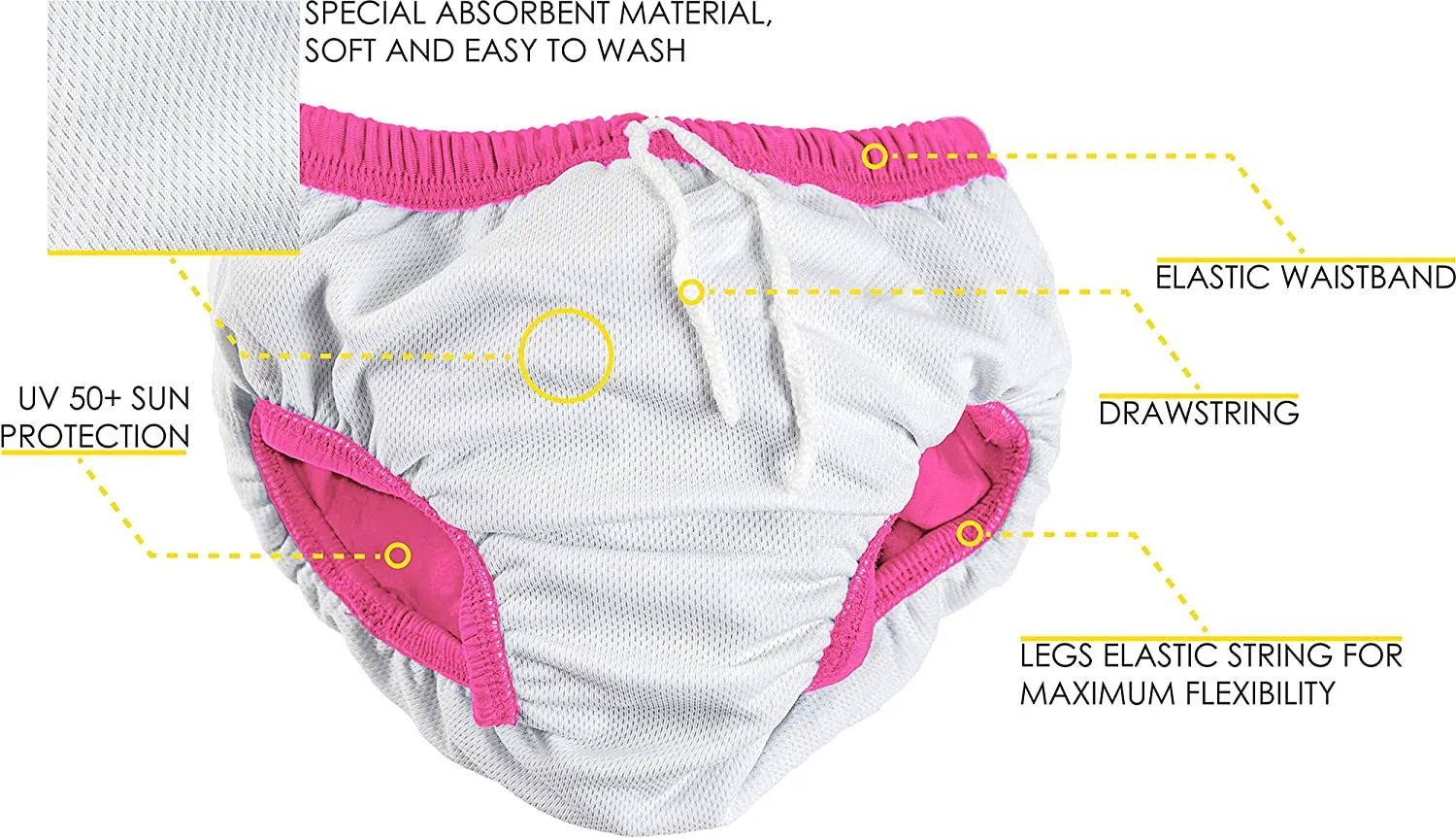 Cressi Children's Babaloo Reusable Swim Diaper