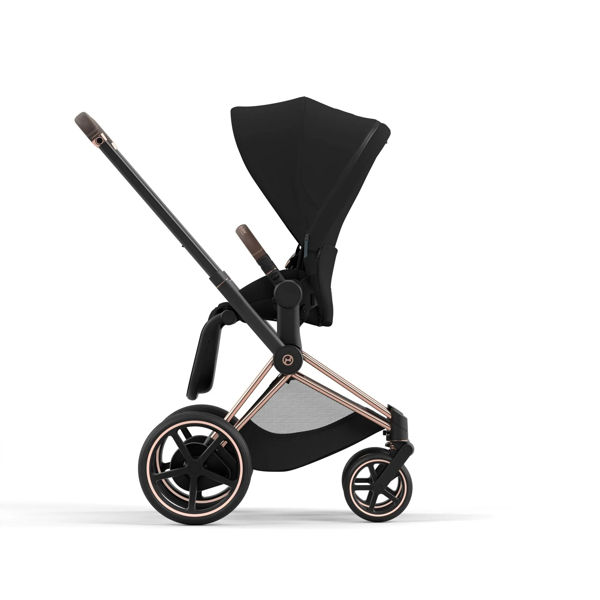 Cybex ePriam Pram 2022 Rose Gold   Stardust Black