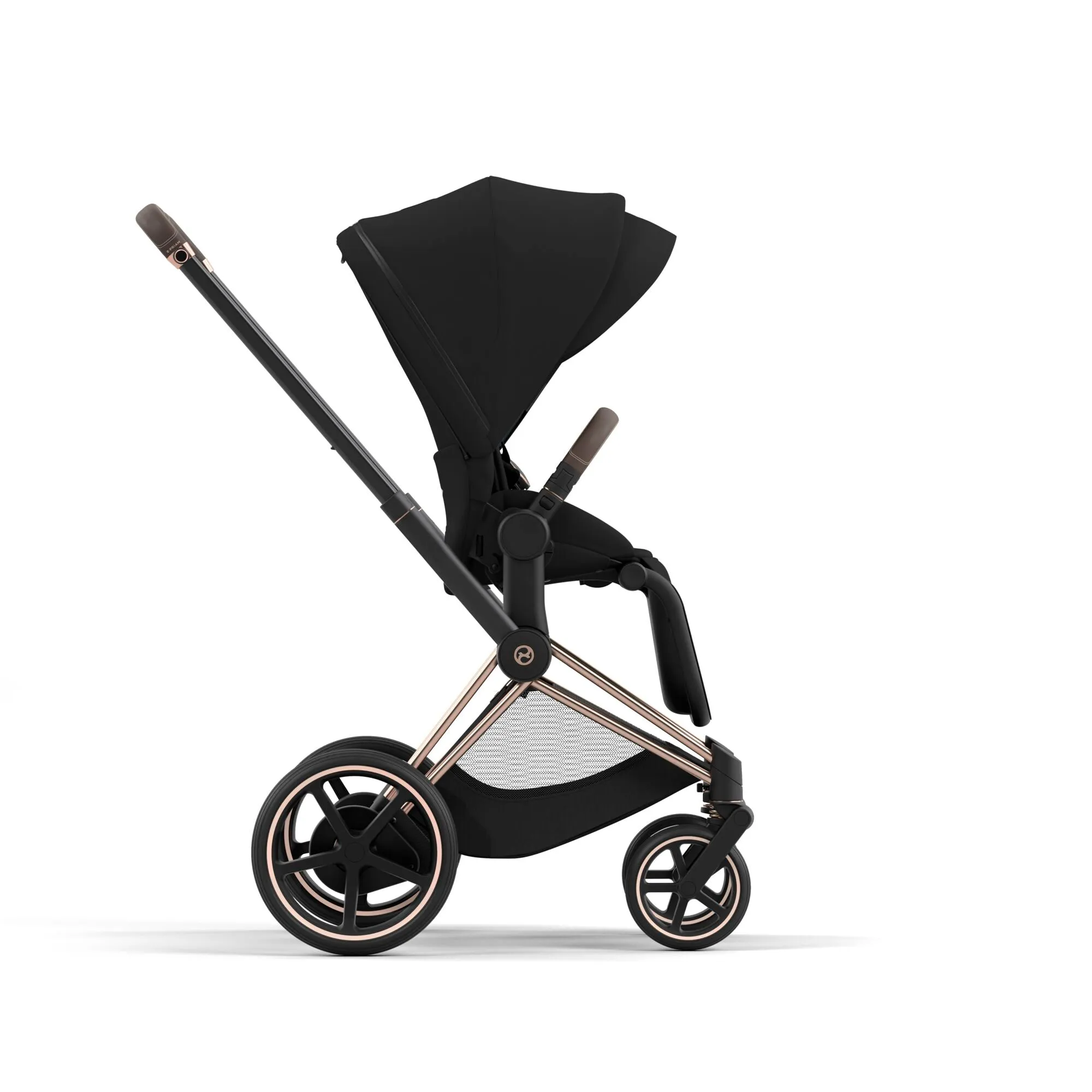 Cybex ePriam Pram 2022 Rose Gold   Stardust Black