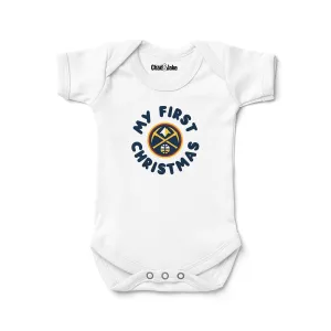 Denver Nuggets "My First Christmas" Bodysuit