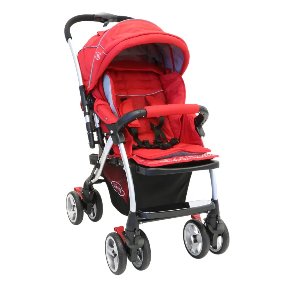 Edinburgh Cruiser Reverse Handle Stroller Red