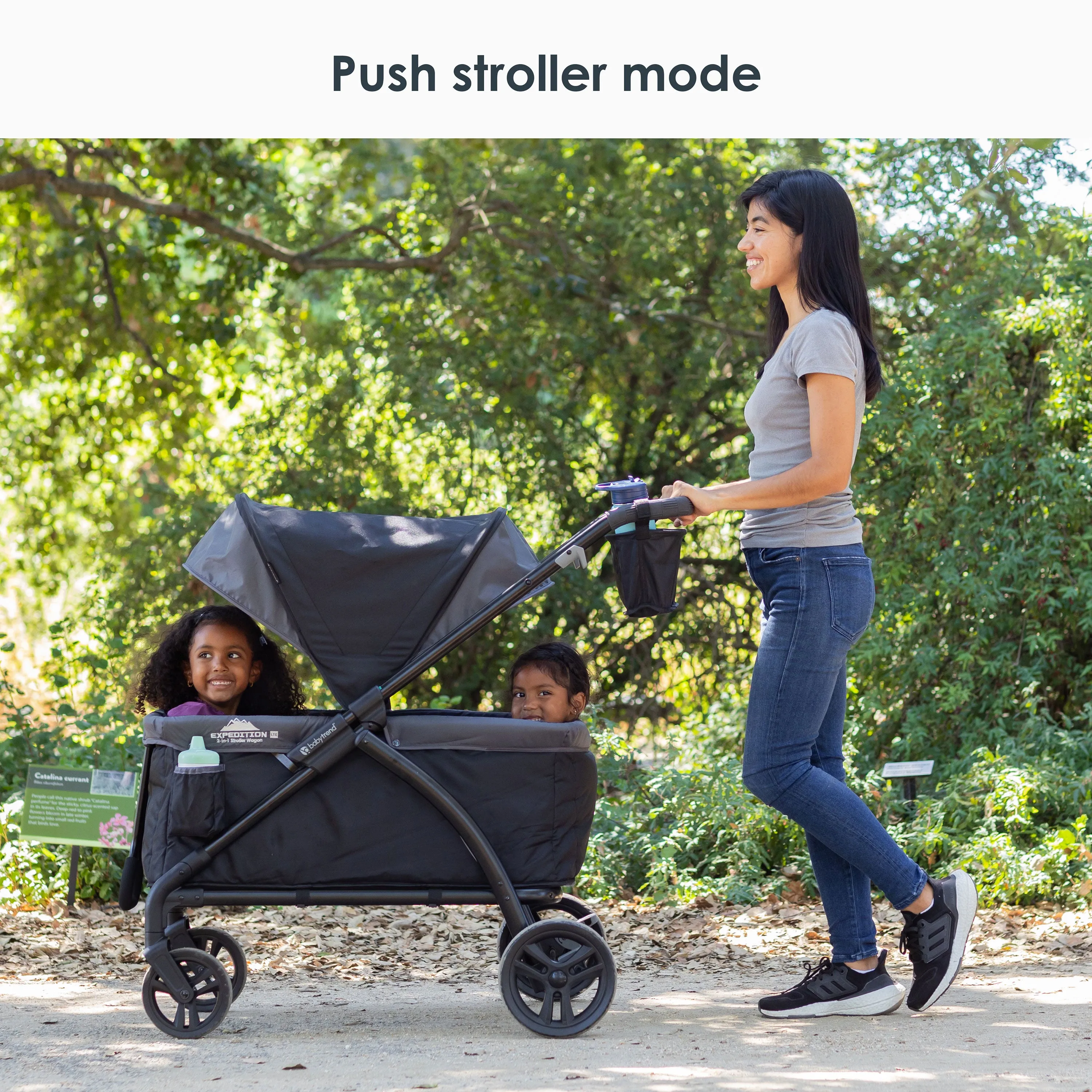 Expedition® LTE 2-in-1 Stroller Wagon - Madrid Black (Target Exclusive)