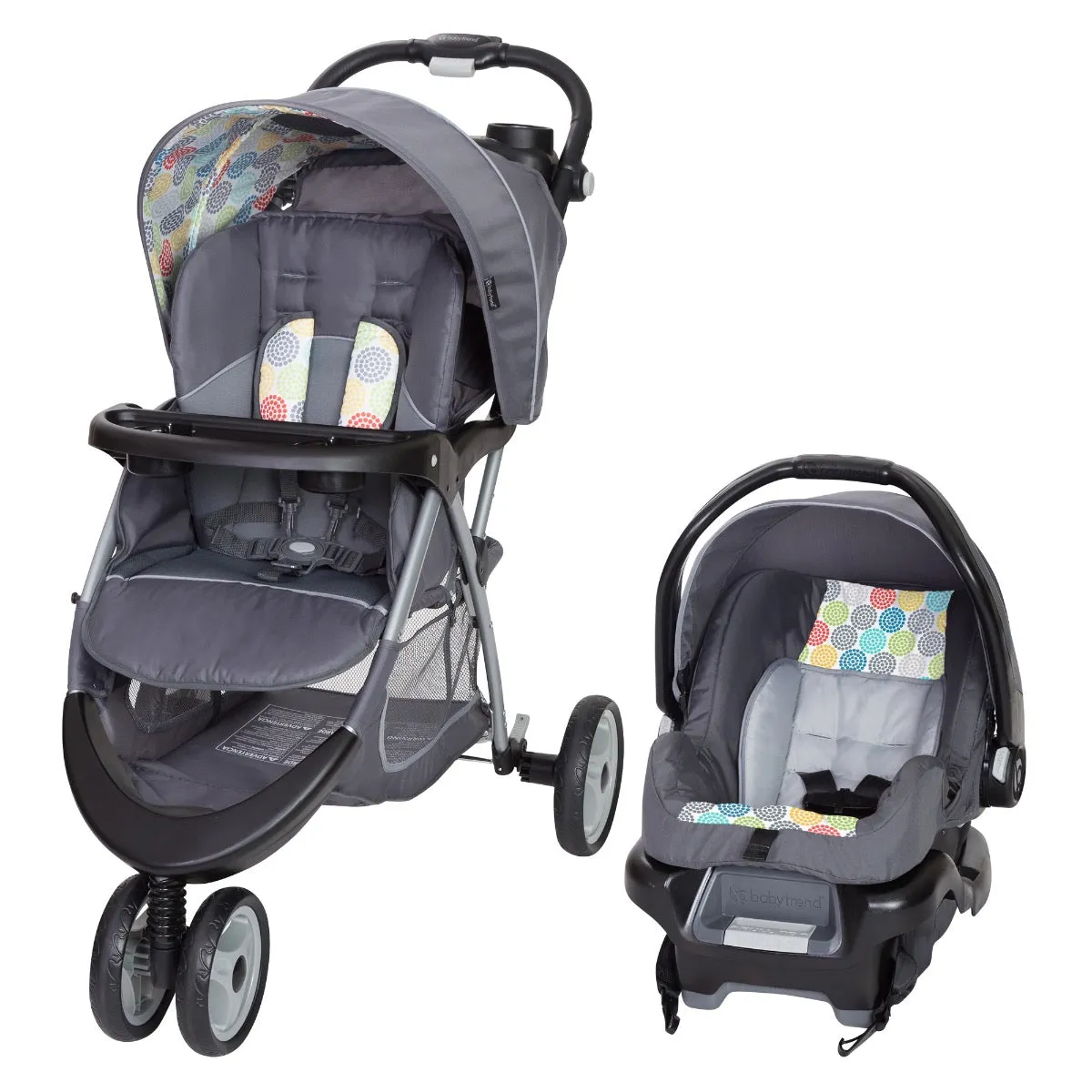 EZ Ride 35 Travel System - Funfetti (Walmart Exclusive)