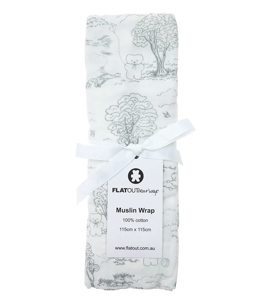 FLATOUTbear Muslin Wrap