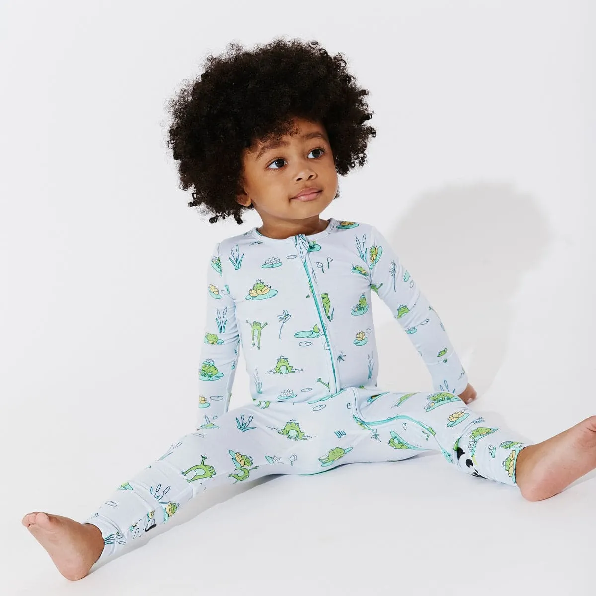 Frogs Bamboo Convertible Footie