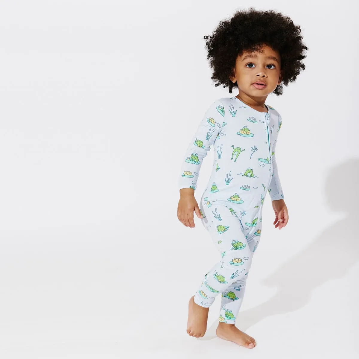 Frogs Bamboo Convertible Footie