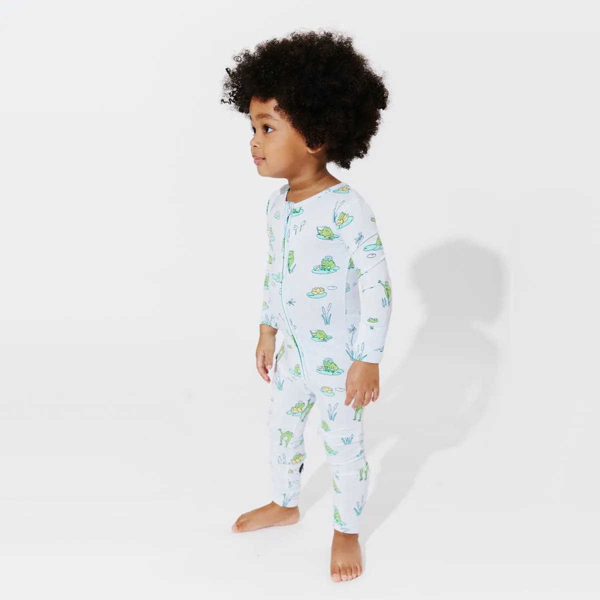 Frogs Bamboo Convertible Footie