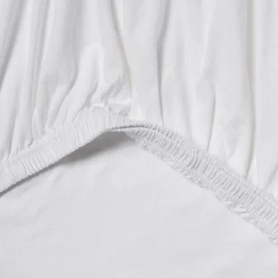 King Cotton Jersey Sheet Set White - Threshold