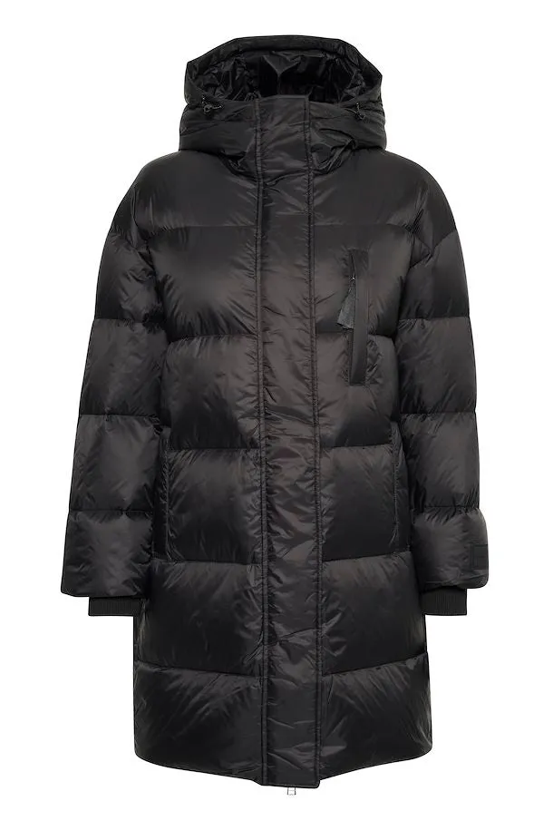 Labika Black Water Repellant Puffer Jacket