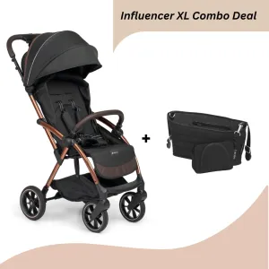 Leclercbaby Combo Influencer XL Black (Stroller   Organiser)