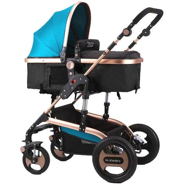 Lightweight Baby Stroller Newborn Pram Sit Lay Baby Carriage Umbrella Cart Fold Portable Traveling Stroller Can Take to Plane