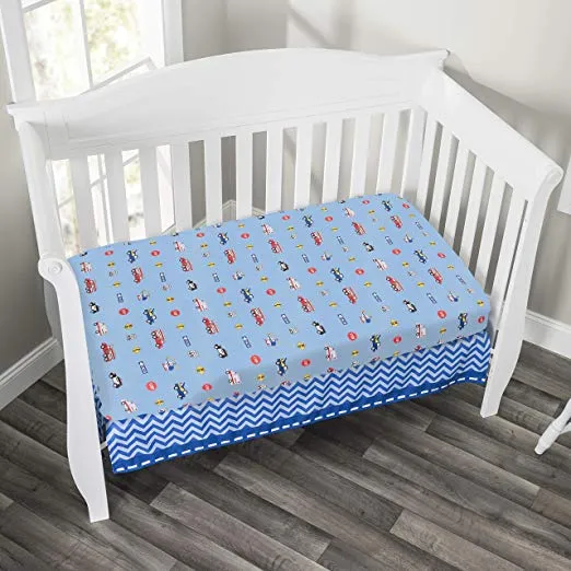 Little Rescuer 4-Piece Crib Bedding Set