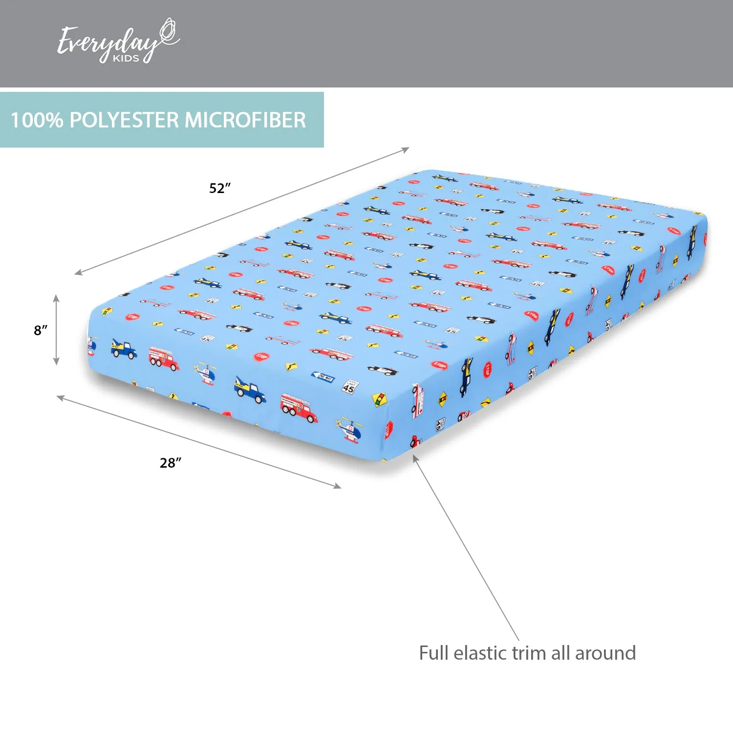 Little Rescuer 4-Piece Crib Bedding Set