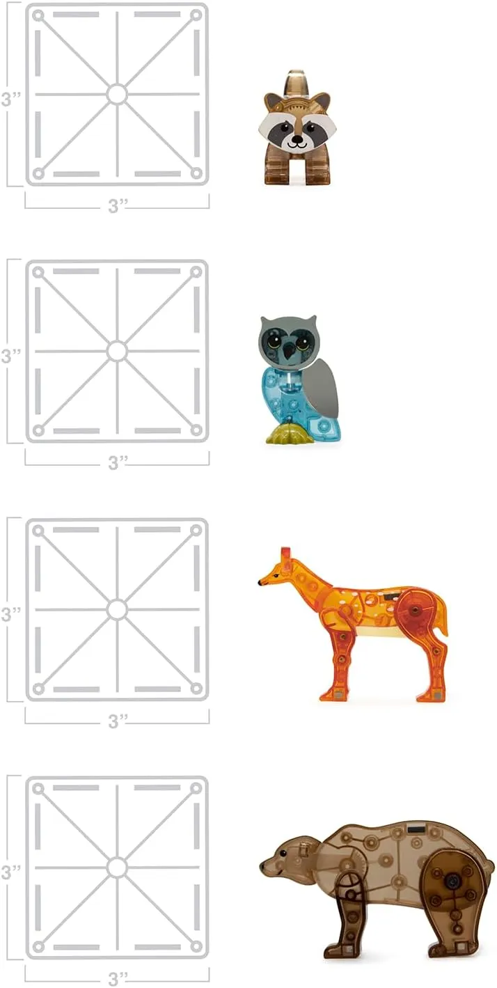 MAGNA-TILES Forest Animals - 25 Piece Set