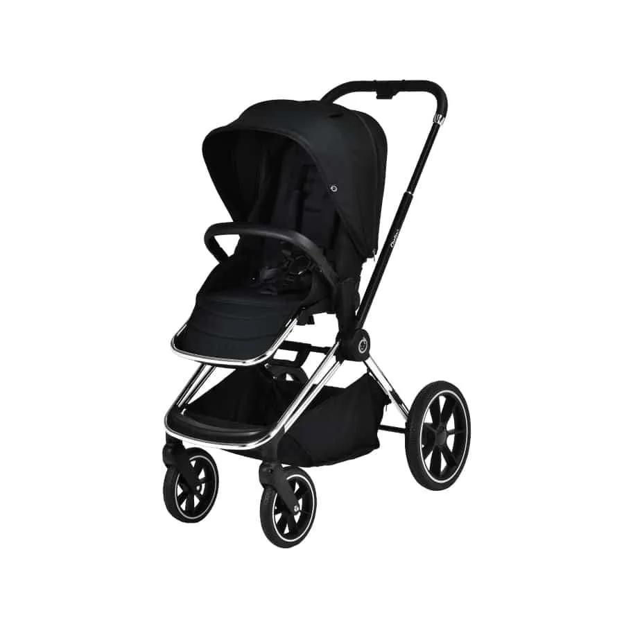 Maverick stroller Chrome Black