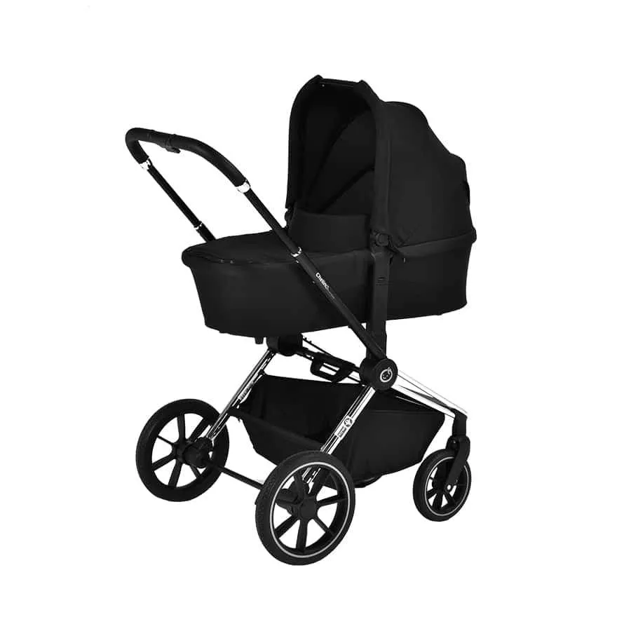 Maverick stroller Chrome Black