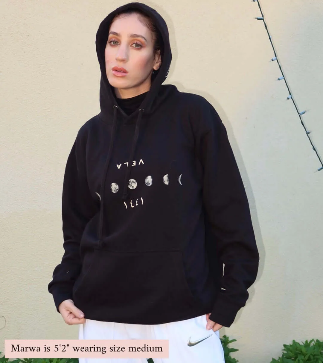 moon phases hoodie