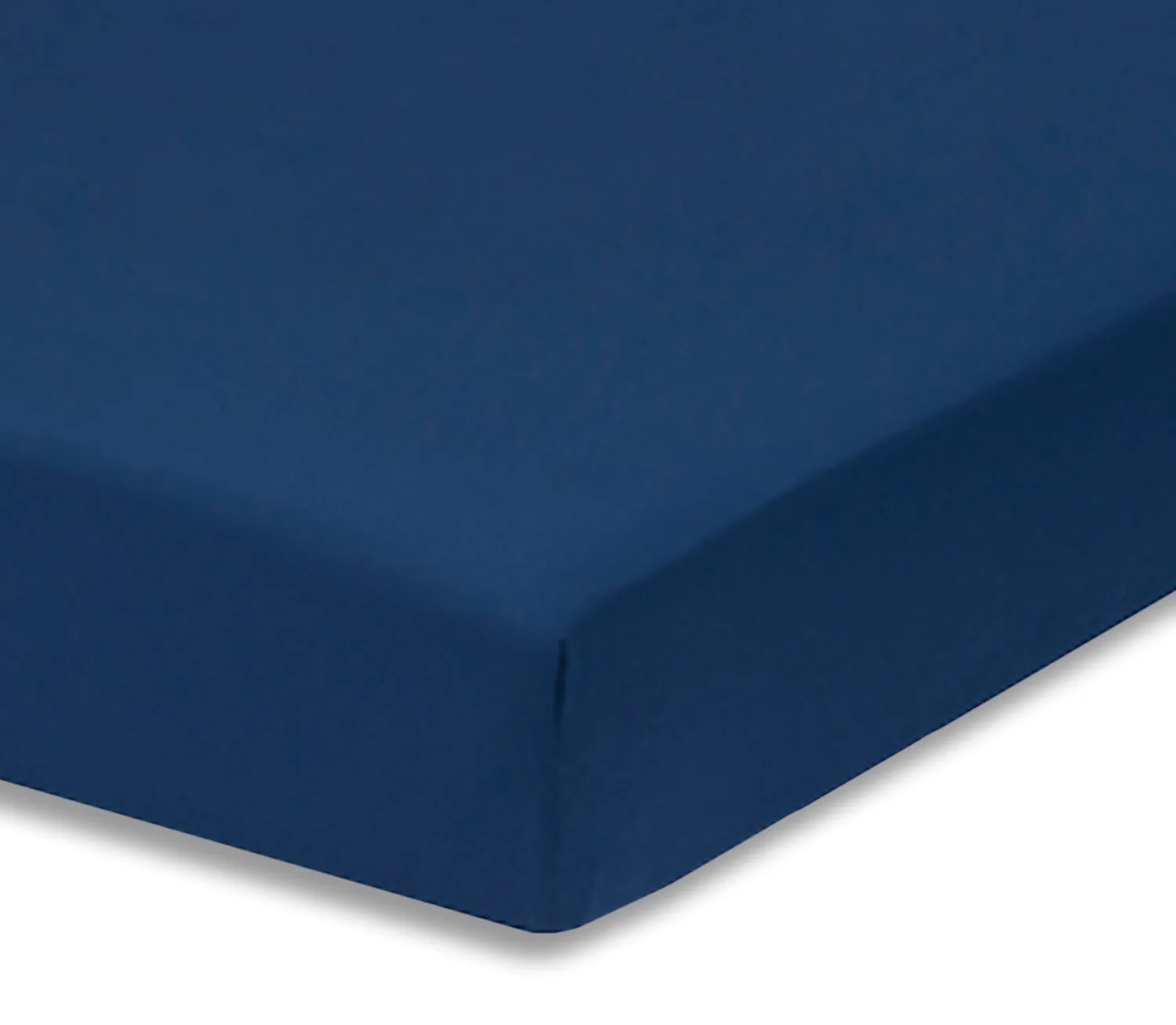 Navy Fitted Crib Sheet