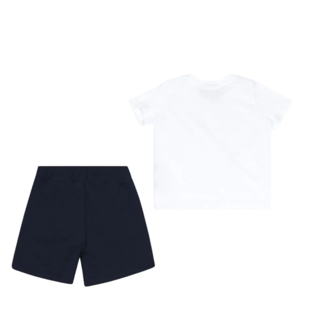 Neil Barrett Baby Printed Logo T-Shirt & Sweat Short Two-Piece Set