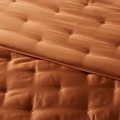 New - Full/Queen TENCEL Comforter and Sham Set Copper - Threshold: 320 Thread Count, Cooling, Midweight Fabric